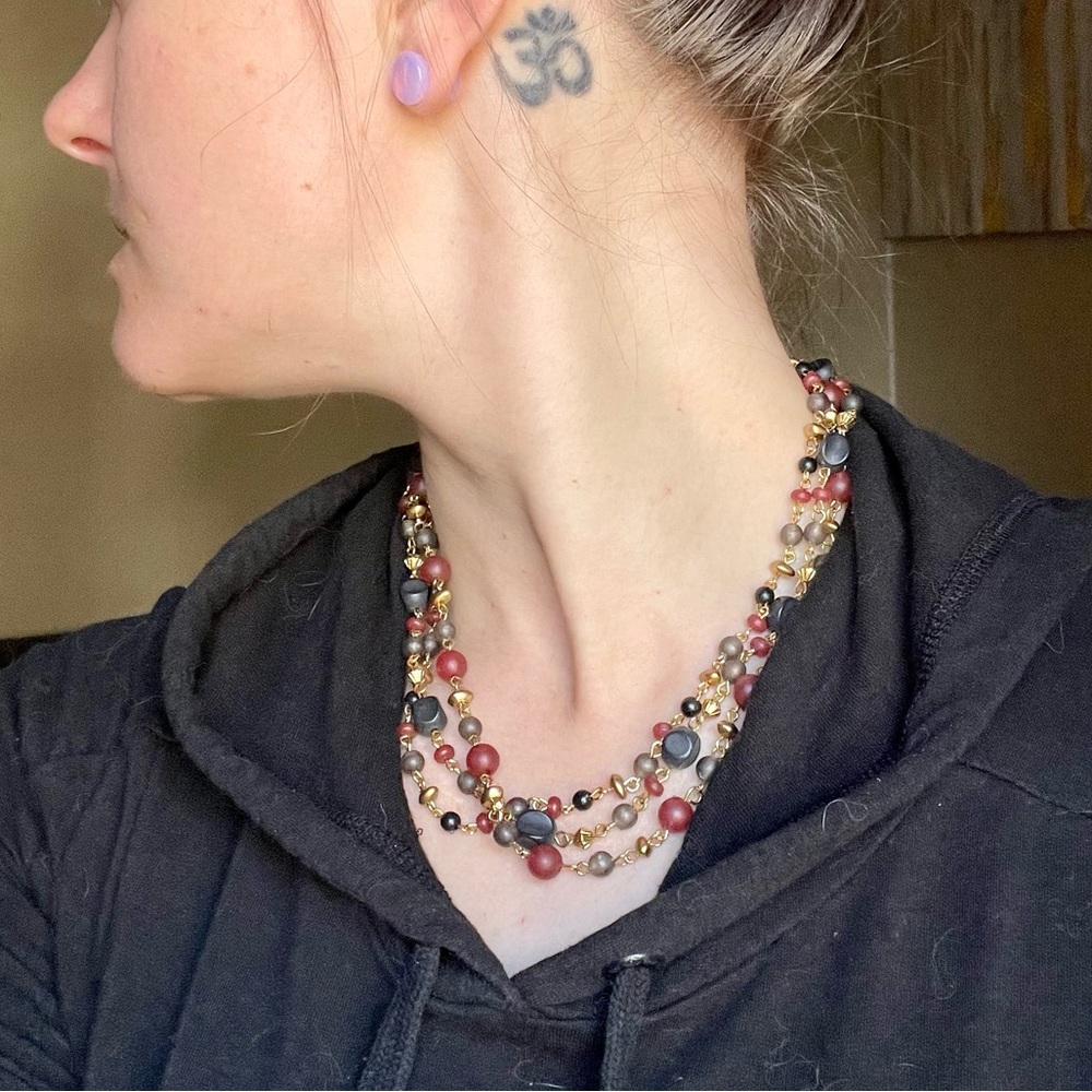 4/$20 Vintage Bead Necklace